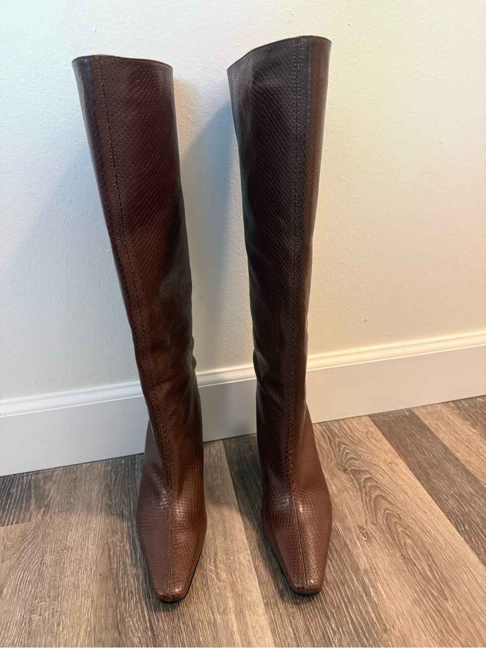 STAUD Wally High Heel Boot Snakeskin - Picture 2 of 7